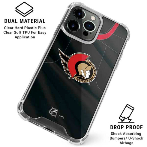 NHL Ottawa Senators Home Jersey iPhone 16 Pro Clear Case